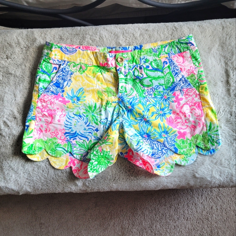 Lilly Pulitzer Buttercup Shorts Sz 6